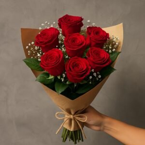 6 Rosas Vermelhas