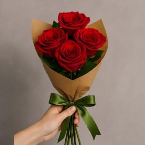 4 Rosas Vermelhas